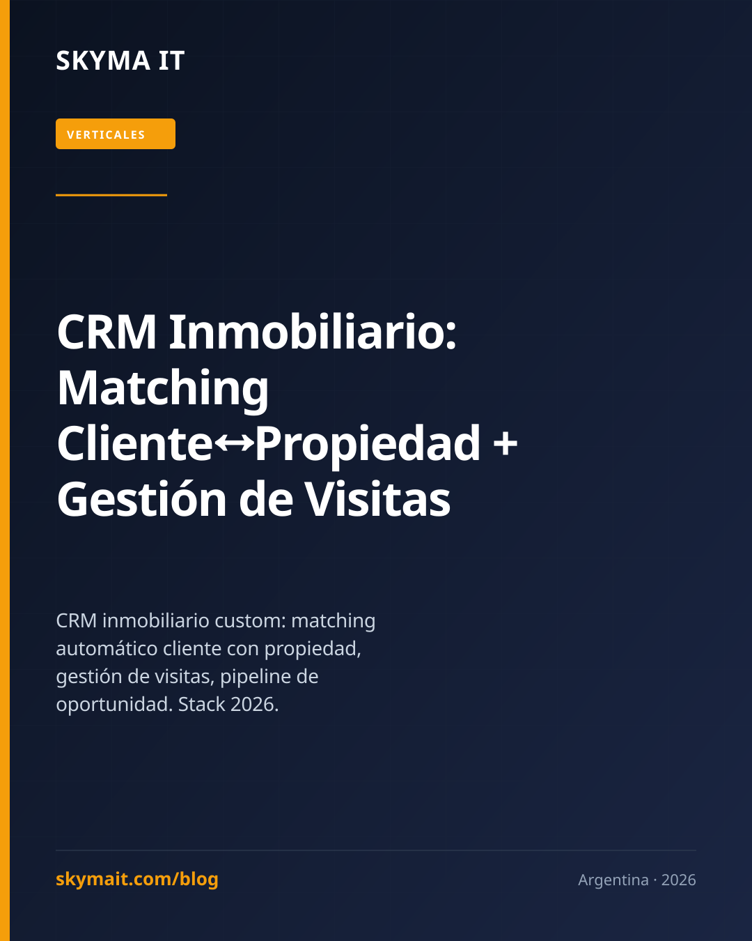 CRM Inmobiliario: Matching Cliente↔Propiedad + Gestión de Visitas