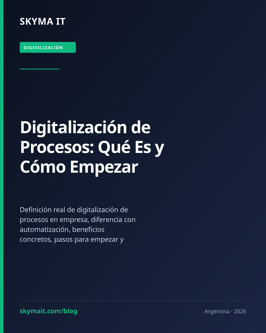 Digitalización de Procesos: Qué Es y Cómo Empezar