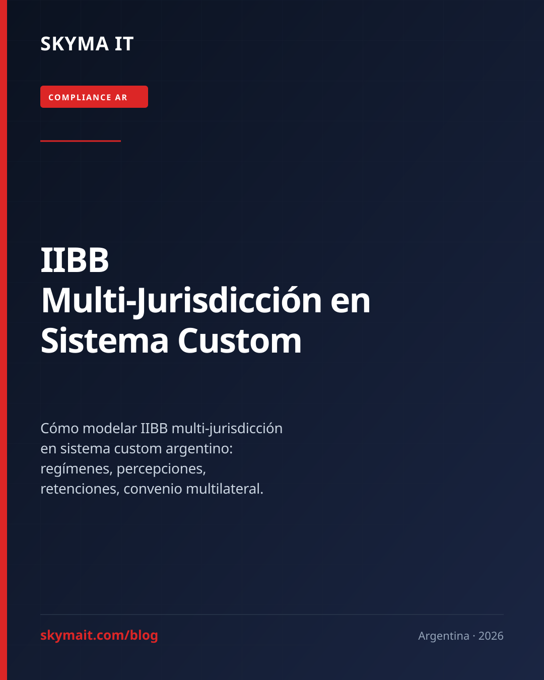IIBB Multi-Jurisdicción en Sistema Custom