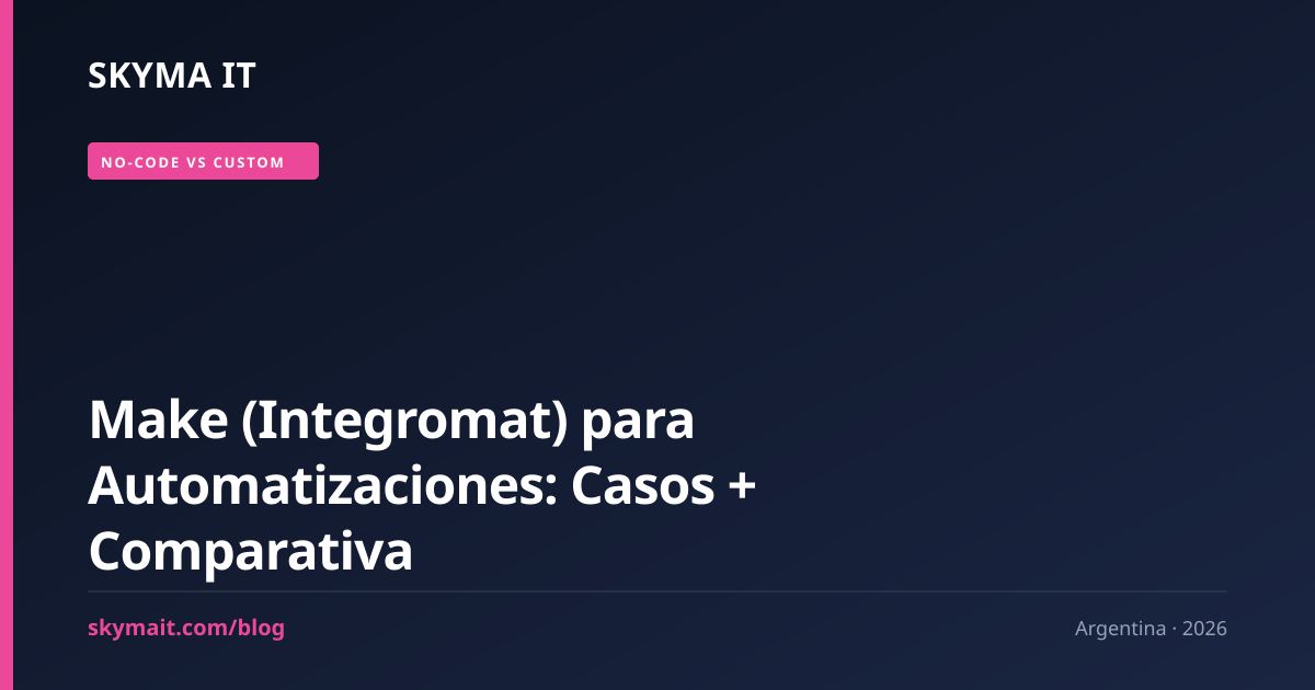 Make (Integromat) para Automatizaciones: Casos + Comparativa