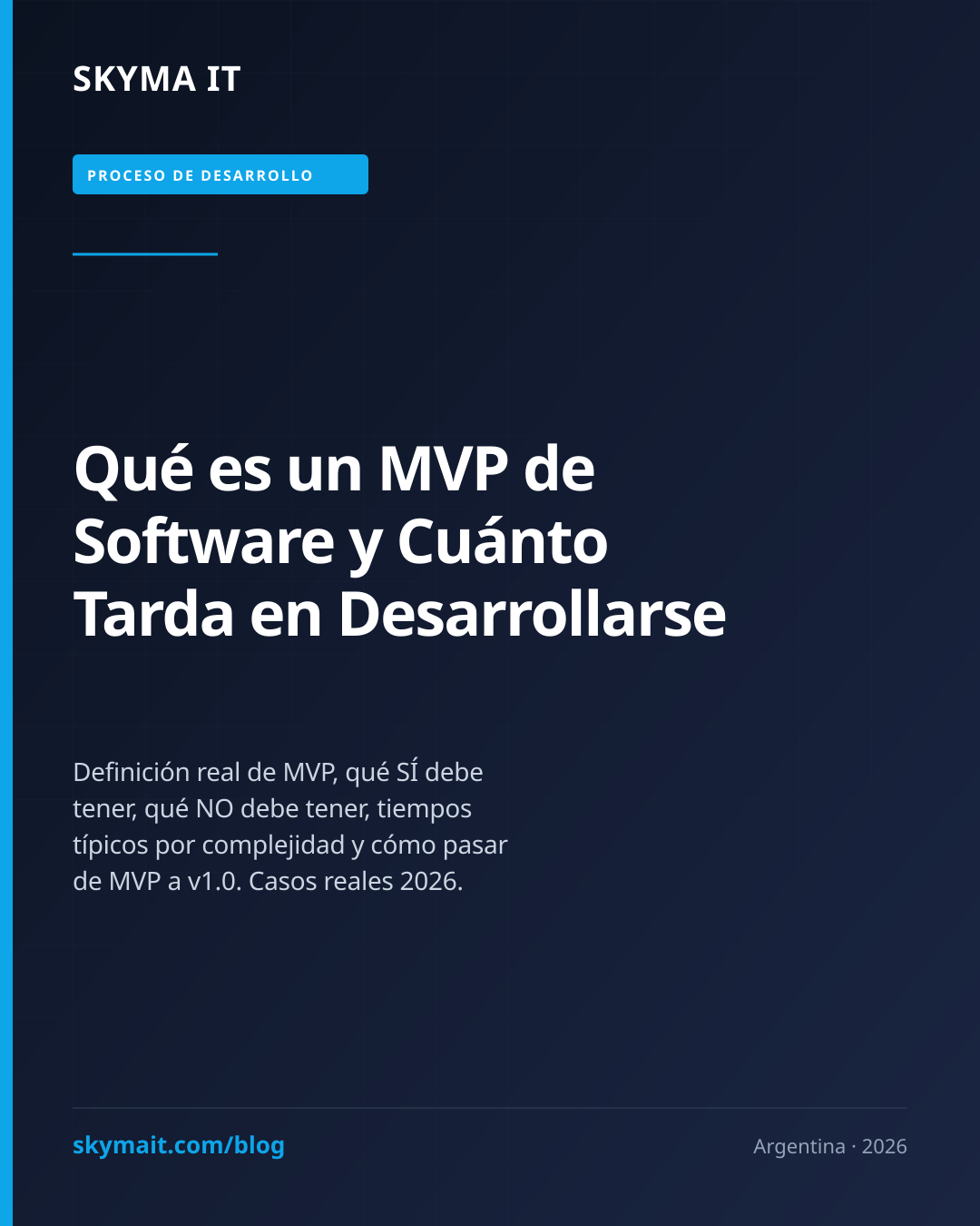 Qué es un MVP de Software y Cuánto Tarda en Desarrollarse